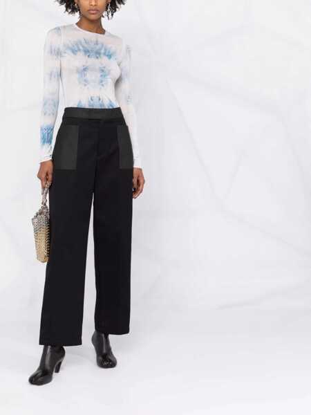 Pantaloni casual AMBUSH Nylon Worker High-Waisted Pants With Cargo Pockets Black Femei (BM 10125395) 2