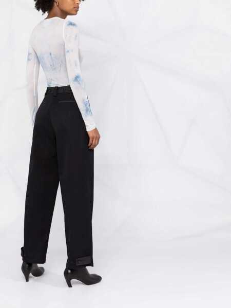 Pantaloni casual AMBUSH Nylon Worker High-Waisted Pants With Cargo Pockets Black Femei (BM 10125395) 4