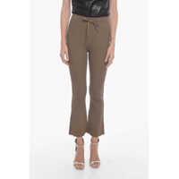 Pantaloni casual Ribbed Knit Pants Femei