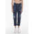 DSQUARED2 Jeans Daisy Boston Fit With 18Cm Embroidery Blue