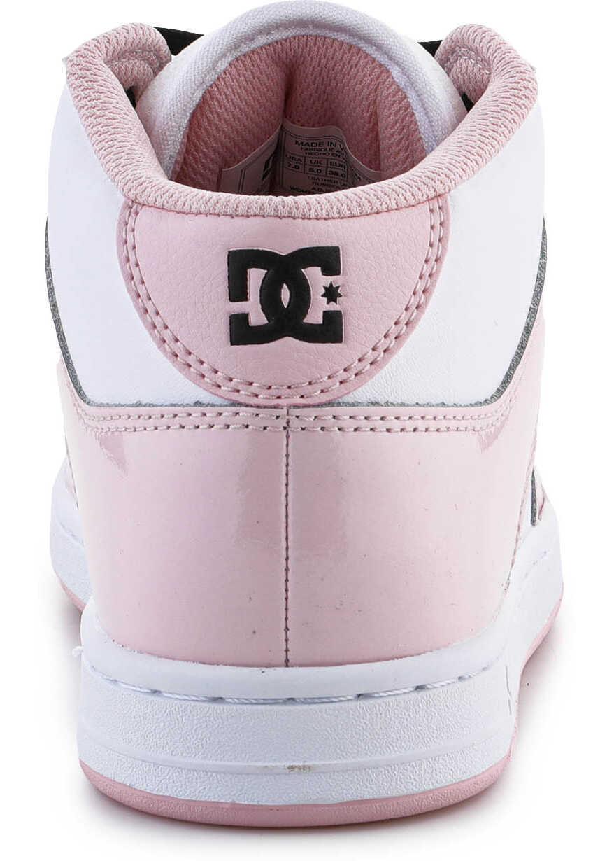 Tenisi DC SKATE shoes MANTECA 4 MID J SHOE ADJS100162-LTP White/Pink Femei (BM 10130909) 5