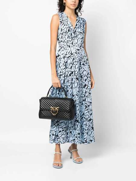 Genti de mana Pinko Love Lady Handbag NERO/ANTIQUE Femei (BM 10130990) 2