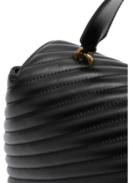 Genti de mana Pinko Love Lady Handbag NERO/ANTIQUE Femei (BM 10130990) 4