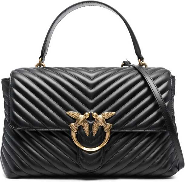 Genti de mana Pinko Love Lady Handbag NERO/ANTIQUE Femei (BM 10130990) 1