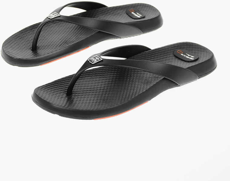 Slapi CORNELIANI Id Rubber Flip-Flops Black Barbati (BM 10131310) 1