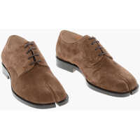 Pantofi Oxford M22 Tabi Toe Suede Derby Shoes Femei