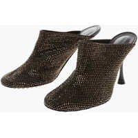 Saboti Round Toe Courtney Mules With Rhinestones All-Over 9Cm Femei