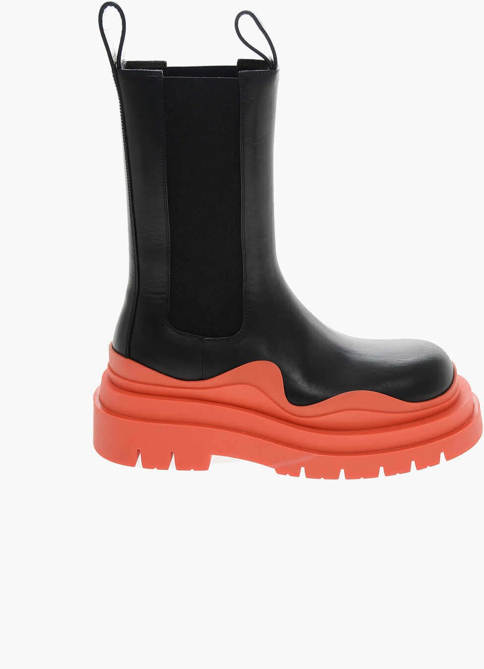 Botine Bottega Veneta Contrasting Sole Leather Chelsea Booties Black Femei (BM 10132511) 2