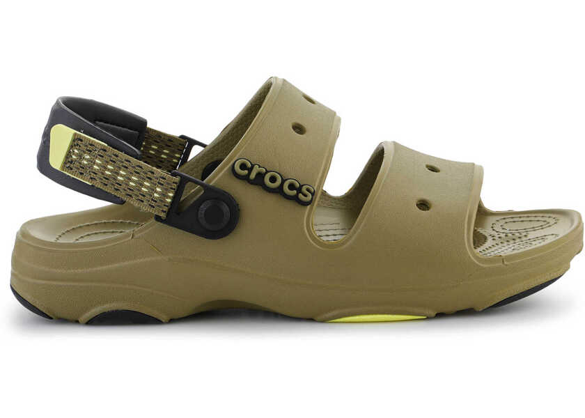 Slapi Crocs UNISEX sandals Classic All-Terrain Sandal Black/Green Barbati (BM 10141607) 7