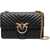 Pinko Love One Classic Shoulder Bag NERO-ANTIQUE GOLD