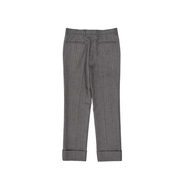 Pantaloni Prada Prada Wool Pants Gray Barbati (BM 10142600) 2