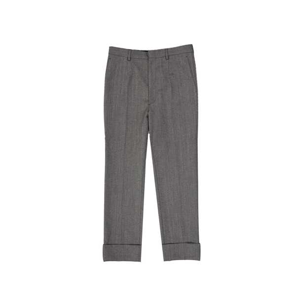 Pantaloni Prada Prada Wool Pants Gray Barbati (BM 10142600) 1