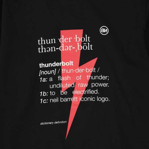 Bluze de trening Neil Barrett Neil Barrett Hooded Sweatshirt Black Barbati (BM 10142624) 3