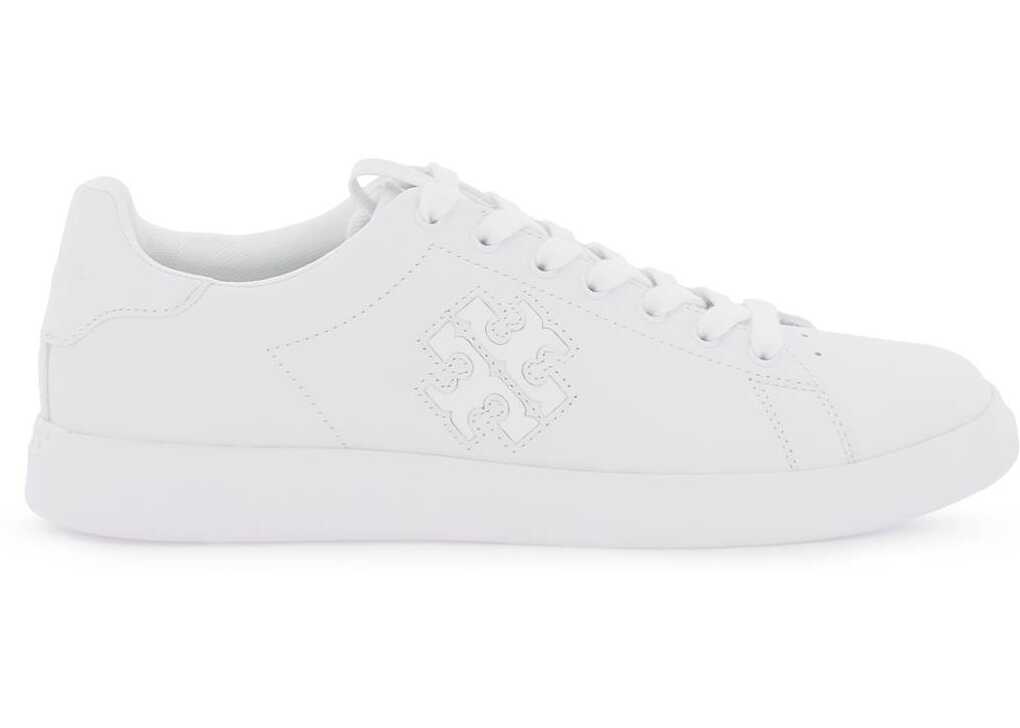 Tory Burch 'Howell Court' Sneakers With Double T WHITE WHITE image4