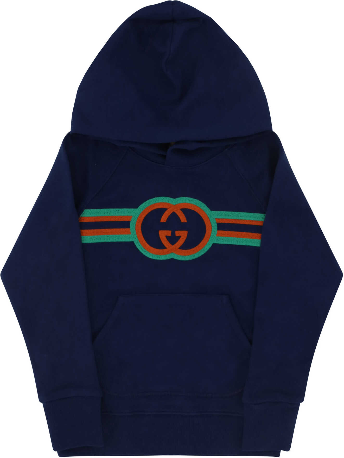 Gucci Hoodie for Boy PRUSSIAN BLUE/MIX