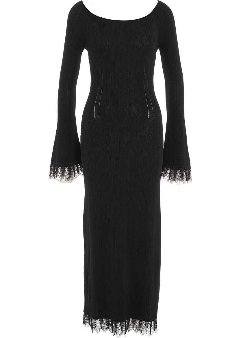 Twin-set Simona Barbieri Dress with lace insert Black