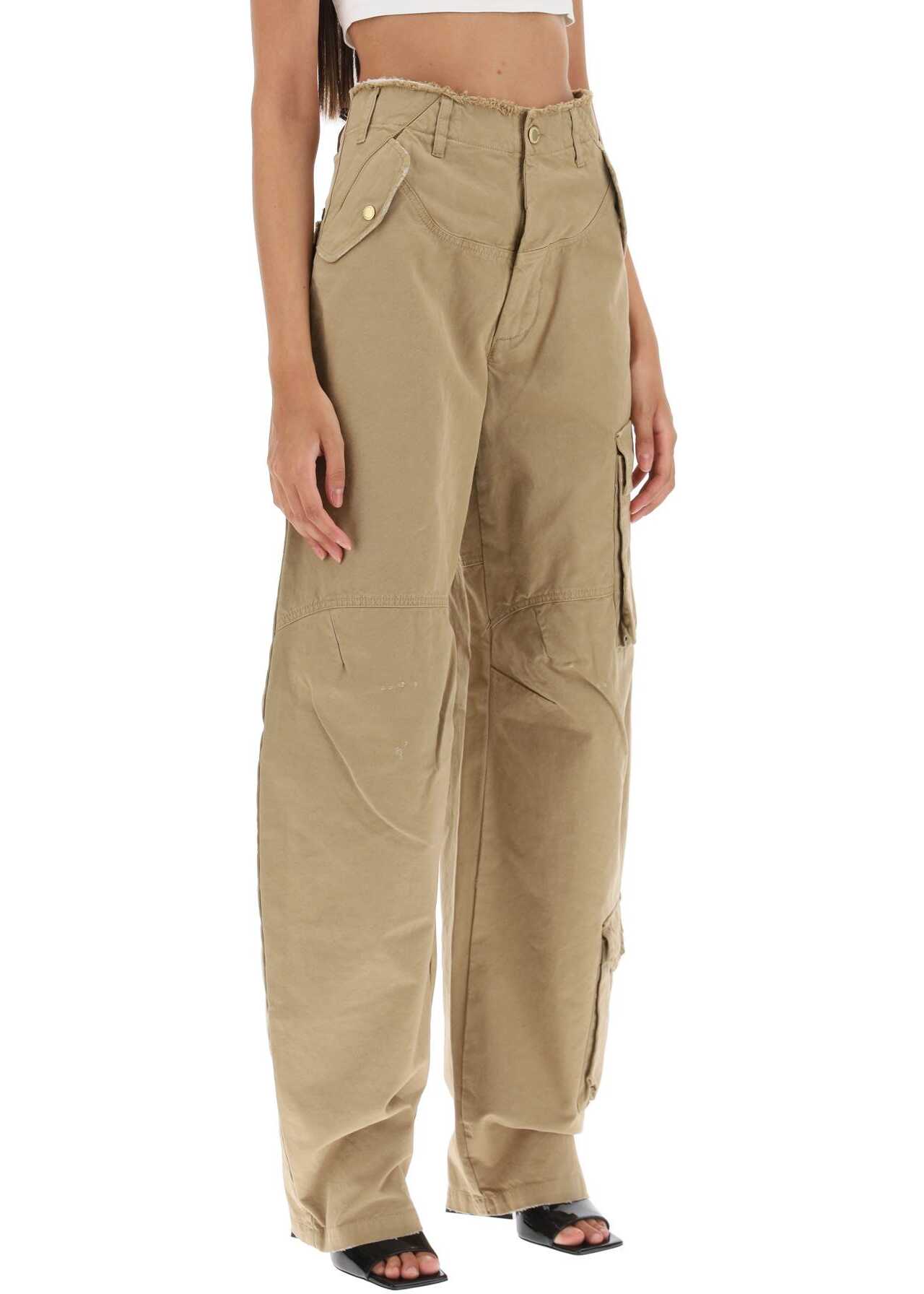 DARKPARK \'Rosalind\' Cargo Pants BEIGE