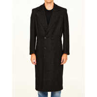 Paltoane Double-Breasted Wool Coat Barbati