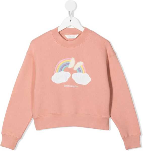 Hanorace Palm Angels Rainbow Crewneck PINK Fete (BM 10156925) 1