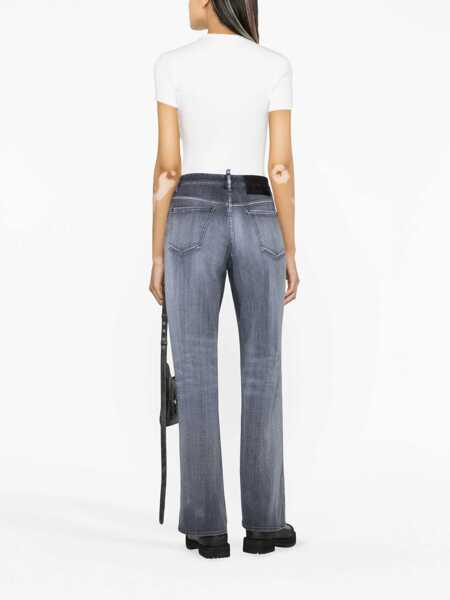 Blugi skinny DSQUARED2 San Diego Jeans GREY Femei (BM 10157357) 4