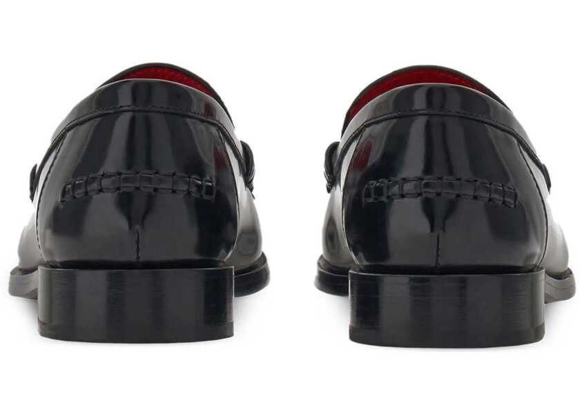 Mocasini Ferragamo Leather Loafer BLACK Femei (BM 10157438) 3