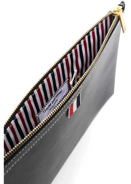 Huse mobil & tablete Thom Browne Small Tablet Holder BLUE Barbati (BM 10157468) 3