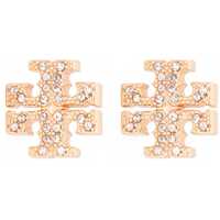 Cercei Dama - Cercei Tory Burch Crystal Logo Earrings GOLD Femei (BM 10158140) - B-mall.ro