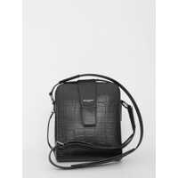 Genti de mana Four-Stitch Leather Shoulder Bag Barbati