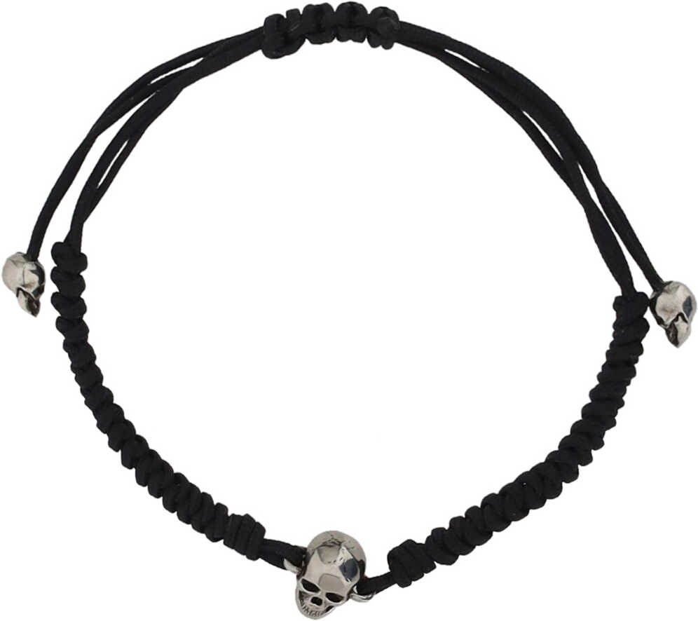 Alexander McQueen Skull Bracelet BLACK image1
