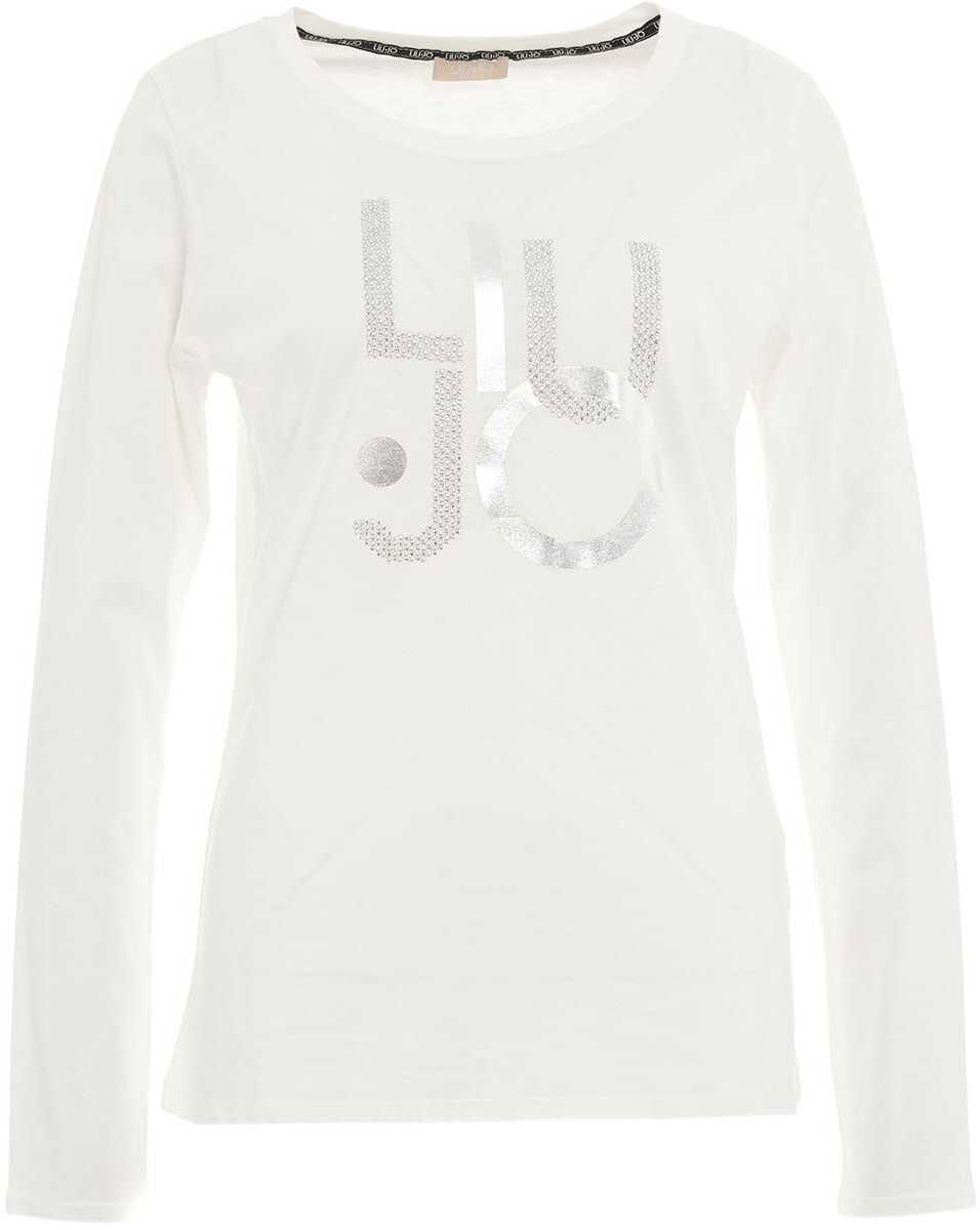 Liu Jo Long sleeve shirt with logo White