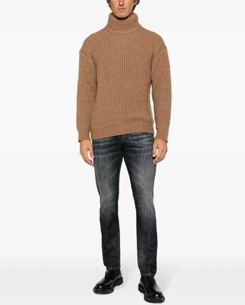 Pulovere casual Roberto Collina Alpaca Jumper BEIGE Barbati (BM 10162967) 2