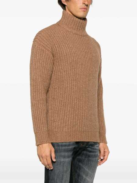 Pulovere casual Roberto Collina Alpaca Jumper BEIGE Barbati (BM 10162967) 3