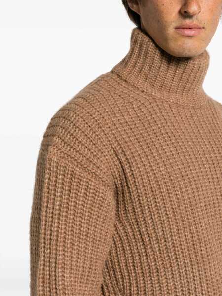 Pulovere casual Roberto Collina Alpaca Jumper BEIGE Barbati (BM 10162967) 5