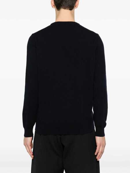 Pulovere Kangra Plain knit sweater Blue Barbati (BM 10163993) 4