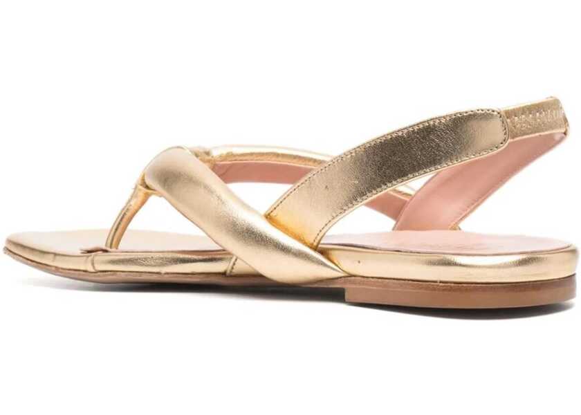 Sandale GIA BORGHINI Leather Slingback Sandals GOLD Femei (BM 10167224) 3