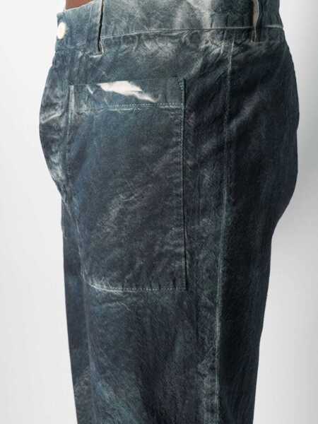 Pantaloni casual SUNNEI Straight Trousers BLUE Barbati (BM 10167227) 5