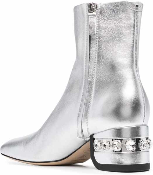 Cizme scurte NICHOLAS KIRKWOOD 55Jj Crystal Boots SILVER Femei (BM 10167272) 3