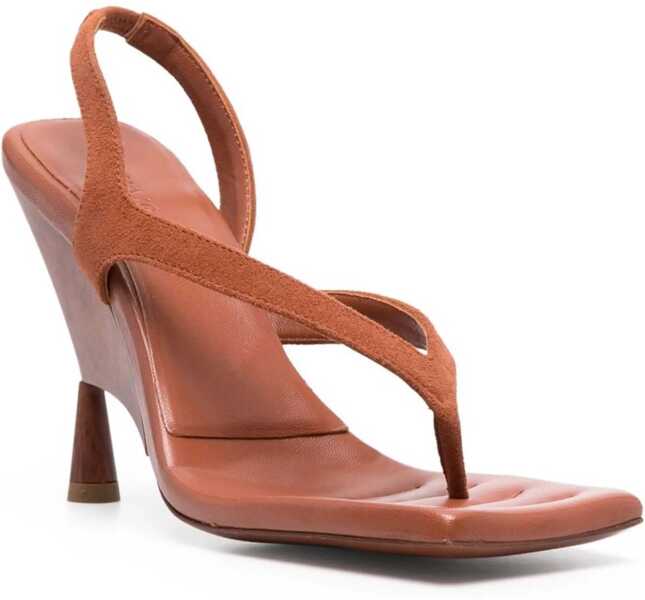 Sandale cu toc GIA BORGHINI Rosie 12 Footbed BROWN Femei (BM 10167428) 2
