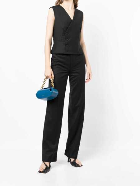 Pantaloni casual ANOUKI Straight Leg Pants BLACK Femei (BM 10167569) 2