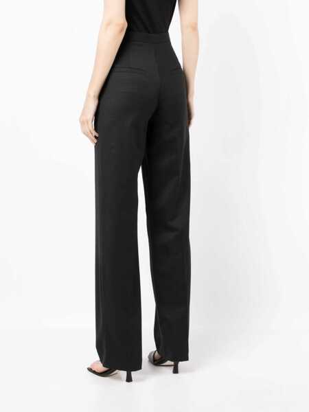 Pantaloni casual ANOUKI Straight Leg Pants BLACK Femei (BM 10167569) 4