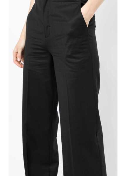 Pantaloni casual ANOUKI Straight Leg Pants BLACK Femei (BM 10167569) 5