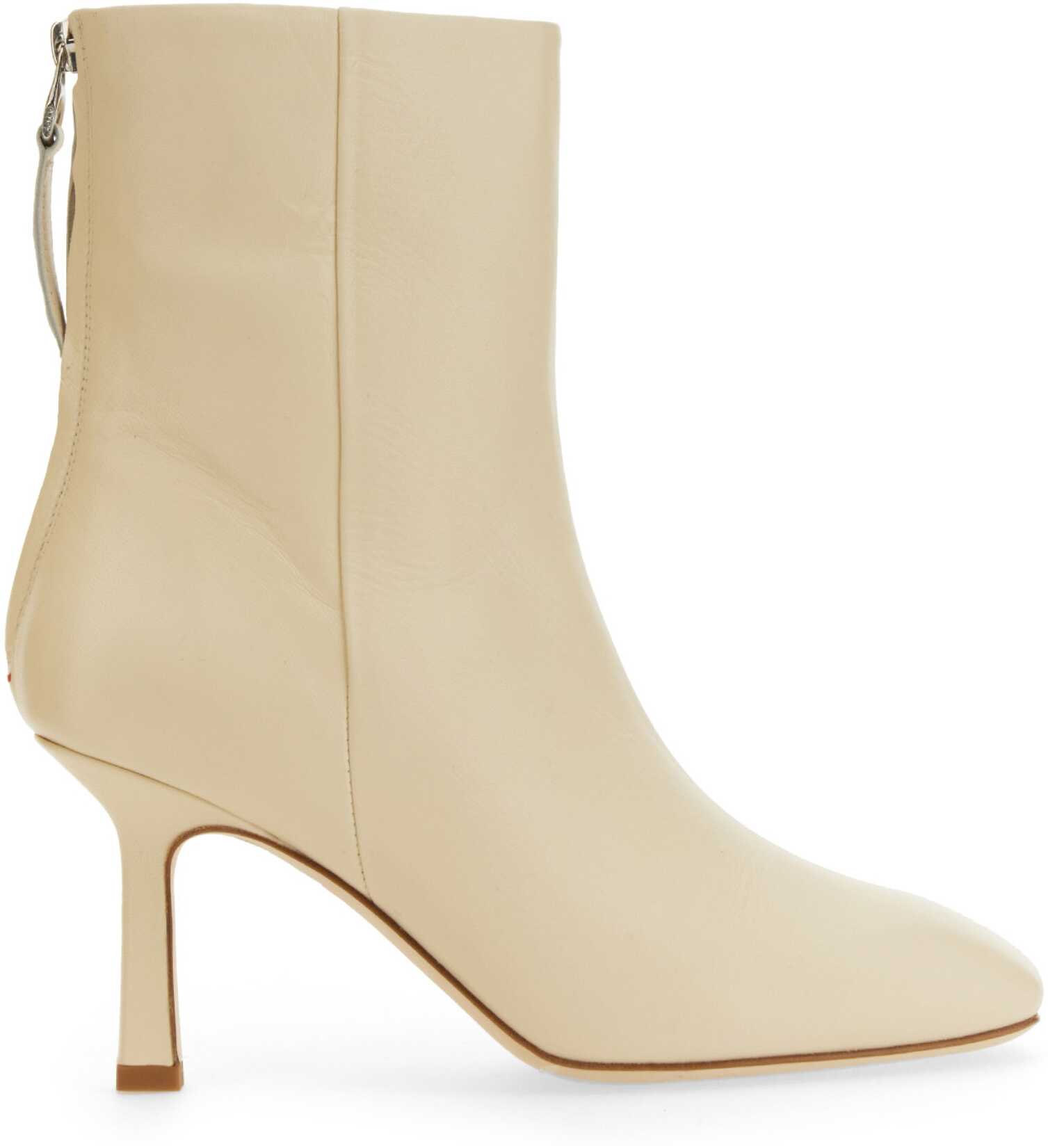 AEYDE Lola Boots IVORY