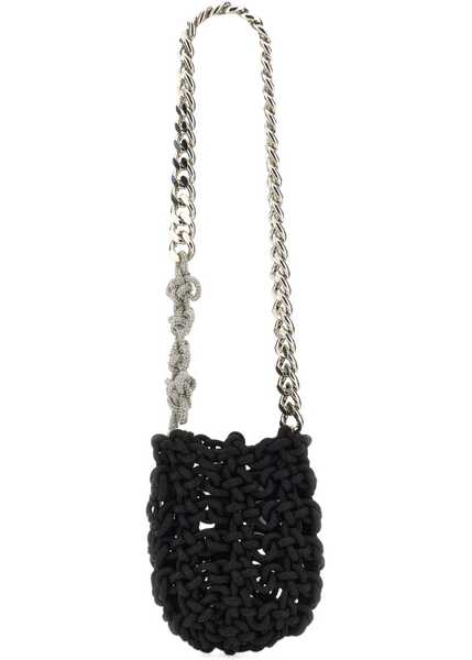 Genti tip postas KARA Knot Shoulder Bag BLACK Femei (BM 10167704) 2