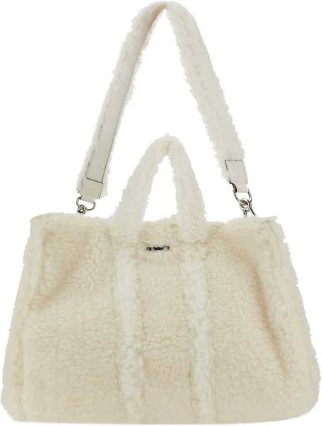 Genti de mana SUNNEI Teddy Fleece Bag WHITE Femei (BM 10167878) 4