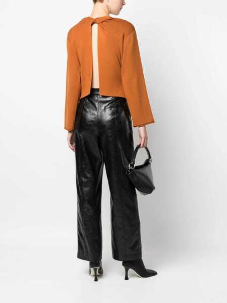 Pulovere casual PROENZA SCHOULER WHITE LABEL Silk Blend Knit ORANGE Femei (BM 10167956) 2