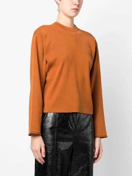 Pulovere casual PROENZA SCHOULER WHITE LABEL Silk Blend Knit ORANGE Femei (BM 10167956) 4