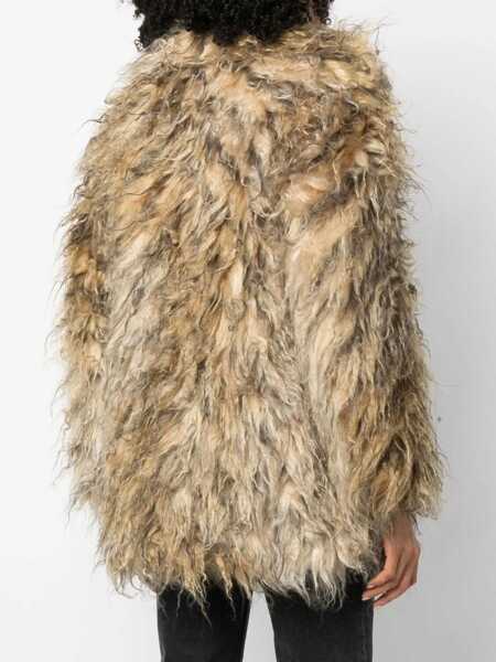 Blanuri BECAGLI SINCE 1994 Mohair Fur Vest BEIGE Femei (BM 10167986) 4