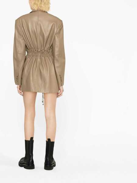 Sacouri THE MANNEI Irbid Blazer Dress BEIGE Femei (BM 10168067) 4