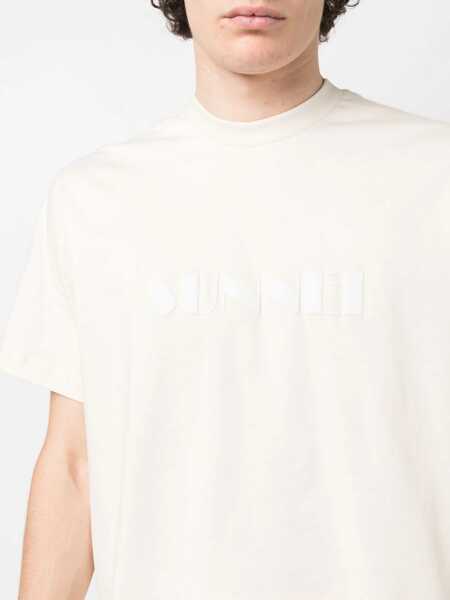 Tricouri SUNNEI T-Shirt With Logo BEIGE Barbati (BM 10168478) 5