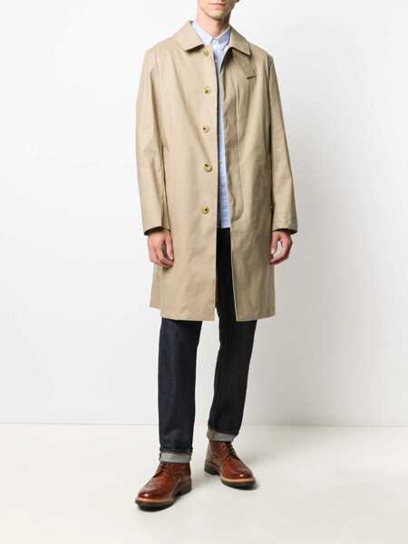 Paltoane MACKINTOSH Coat Manchester BEIGE Barbati (BM 10168517) 2